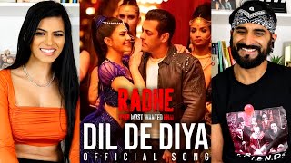 DIL DE DIYA - Radhe | Salman Khan, Jacqueline Fernandez | REACTION!!