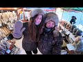 Frozen Animal Market in The World's Coldest City Yakutsk, Russia 🇷🇺