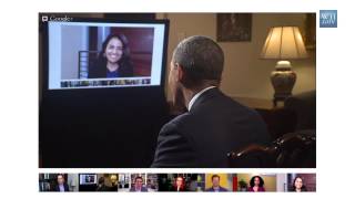 President Obama on Hawaii in a Google+ Hangout