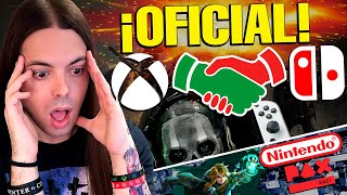 💣¡¡BOMBAZO OFICIAL!!💣XBOX y NINTENDO firman ACUERDO HISTORICO para COD y + en \