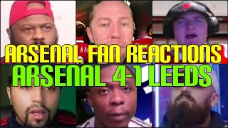 ARSENAL FANS REACTION TO ARSENAL 4-1 LEEDS | FANS CHANNEL