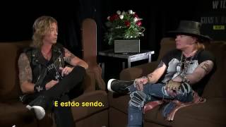 EXCLUSIVE! Guns N' Roses 2016 Interview (ENGLISH):Axl Rose & Duff McKagan Brazil TV Fantás