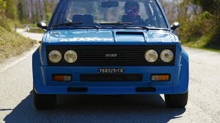 Driving fast a Fiat 131 Abarth Rally - Davide Cironi Drive Experience