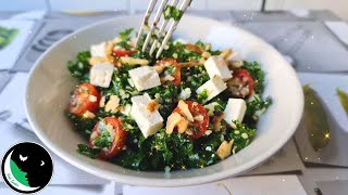 Kale Quinoa Salad | Kale and Quinoa Salad with Feta Dressing