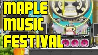 [MapleStory] - Maple Music Festival Event - Temple of Time Stage (DJ Pink Bean Chair)