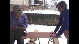 Chemical Bank Volunteers on Veteran Habitat Build Home