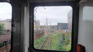 豊橋鉄道1800系(車窓)愛知大学前駅～南栄駅間