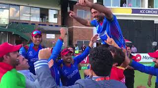 Afghanistan celebrates qualifying for ICC Cricket World Cup 2019
