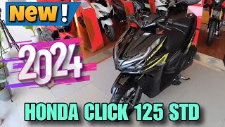 2024 HONDA CLICK 125 Obsidian Black Metallic Standard Version