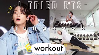 I tried BTS Jungkook workout for 3 days