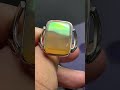 925 sterling silver rainbow iris agate ring 17x14x5mm high 6.5 usa 24.5 ct