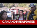 Oakland mayor and fire chief at the scene of Oakland hills fire | KTVU