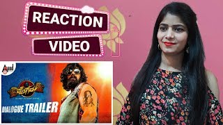 Pogaru Dialogue Trailer REACTION | Dhruva Sarja | Rashmika | Bolly Reacts