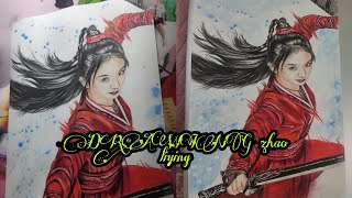 Drawing zhao liying - vẽ triệu lệ dĩnh \