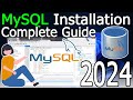 How to install MySQL on Windows 10/11 [ 2024 Update ] MySQL Server & MySQL Workbench Complete guide