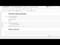 28 Python Beginner Strings and Functions - Function Parameters