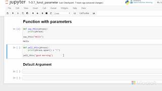 28 Python Beginner Strings and Functions - Function Parameters