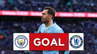 GOAL | Bernardo Silva | Manchester City 1-0 Chelsea | Semi-Final | Emirates FA Cup 2023-24