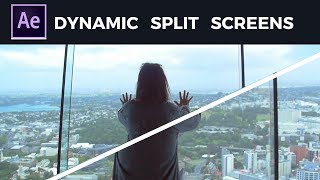 How to make DYNAMIC SPLIT SCREEN SIDE BY SIDE IN AFTER EFFECT CC