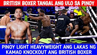 Pinoy Light Heavyweight Ang Lakas Ng Kamao Knockout Ang British Boxer