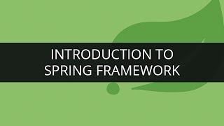 Introduction to Spring Framework | Spring Tutorial for Beginners | Edureka