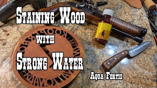 How to use Aqua Fortis to stain wood.