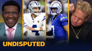 Cowboys def. Seahawks in TNF thriller: Dak and Geno throw 3 TDs & Skip celebrates | NFL | UNDISPUTED