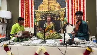 Sahana's House concert 12/15/24 - Srinivas on the violin and Krish on the mirdangam