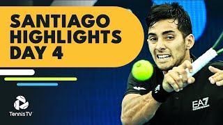 Garin & Tabilo Face Off At Home; Munar, Martinez & Kecmanovic Play | Santiago 2022 Highlights Day 4