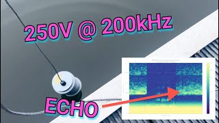 Open Echo Project goes schwimming | Update | 200kHz Water Test | 250V Booster