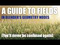 Fields in Blender's Geometry Nodes - everything you need to know in under 10 minutes.