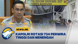 Mutasi Besar-besaran, Kapolri Rotasi 734 Perwira Tinggi dan Menengah [Newsline]