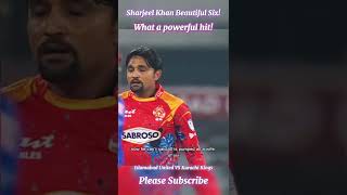 Sharjeel Khan 6 | Islamabad United VS Karachi Kings | #shorts #psl7 #hblpsl7