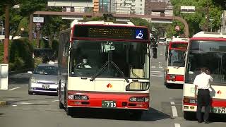 【元阪神】和歌山バス 日野ブルーリボンシティ(709号車) 急行62系統  JR和歌山駅(4番のりば)到着