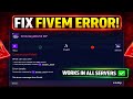 HOW TO FIX FIVEM CONNECTION ERROR | WORKS ON ALL GTA RP SERVERS! GTA RP TUTORIAL