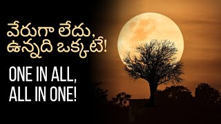 వేరుగా లేదు, ఉన్నది ఒక్కటే! (ONE IN ALL, ALL IN ONE.)