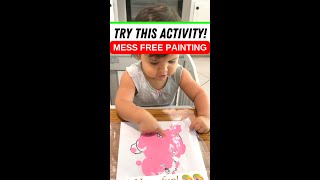 Mess free painting activity!