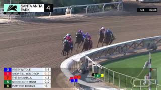 Shop Till You Drop wins Race 4 on Friday, February 21 at Santa Anita Park