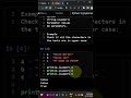 isupper string method python tamil #python #shorts