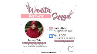 Wanita Berkarir Surga ✨ | Sharing With Teh Karina Hakman | @YukNgajiSamarinda