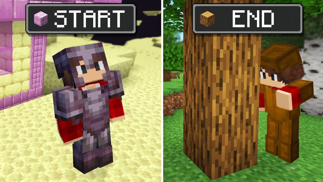 Beating Minecraft Backwards Youtube