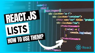 Lists in React.js | How to iterate through lists in React.js?