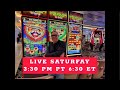 Live from Las Vegas @ 3:30 pm Pacific Saturday.