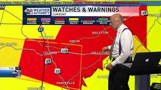 Continuous Severe Weather Coverage March 19, 2018 - 7pm hour