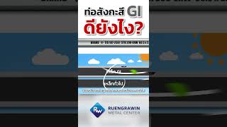 เหล็ก GI ดีกว่ายังไง? | เหล็กชุบซิงค์, เหล็กกัลวาไนซ์ ดีกว่ายังไง? | เรืองรวินทร์ เมทอลเซ็นเตอร์