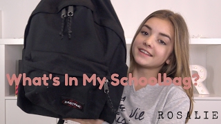 What's In My Schoolbag? | R O S A L I E