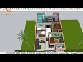 30x50 north east facing 3d home design 4 room 3d house design gopal architecture