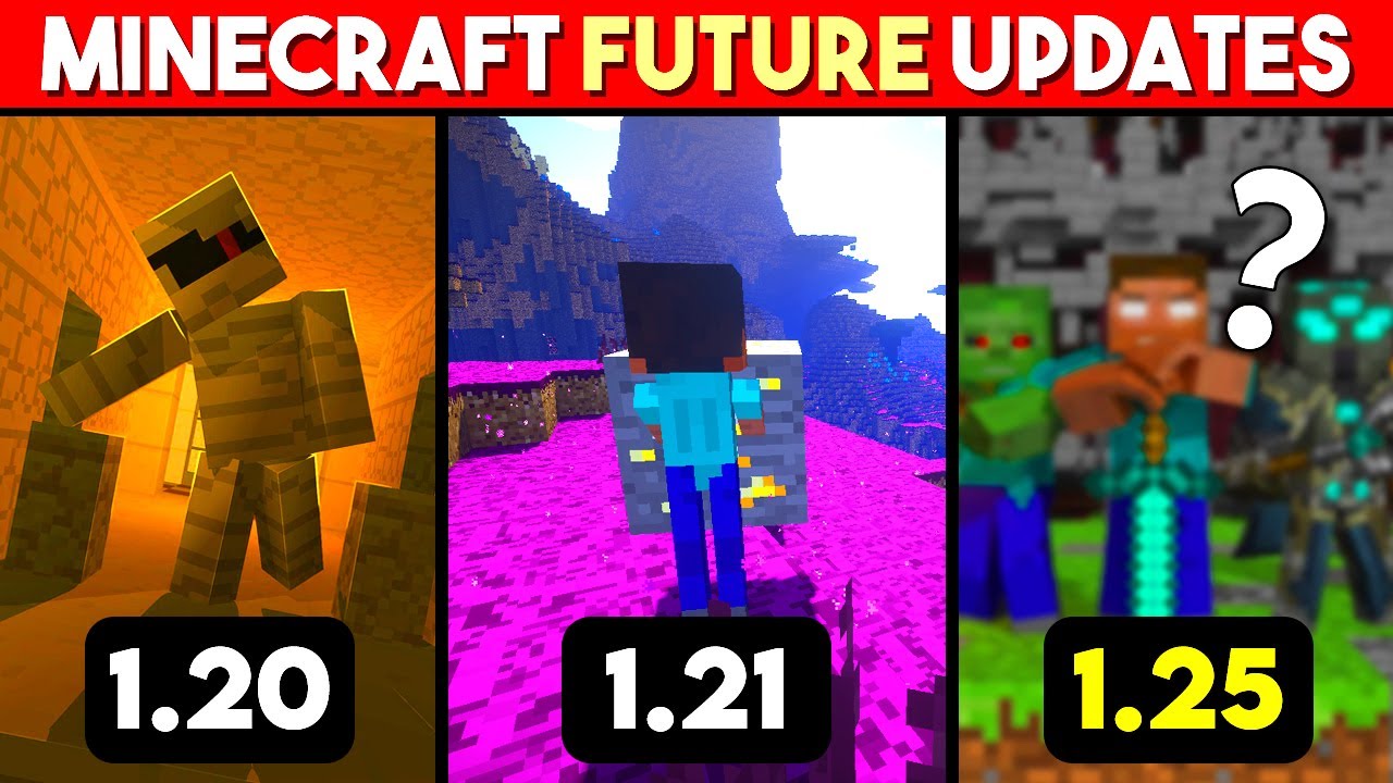 Minecraft Upcoming Updates All Features...*New Dimension*, Boss Mob ...