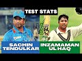 Sachin Tendulkar vs Inzamam ul Haq : Test Comparison #shorts #cricket