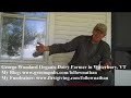 george woodard vermont organic dairy farmer talks about farming and education